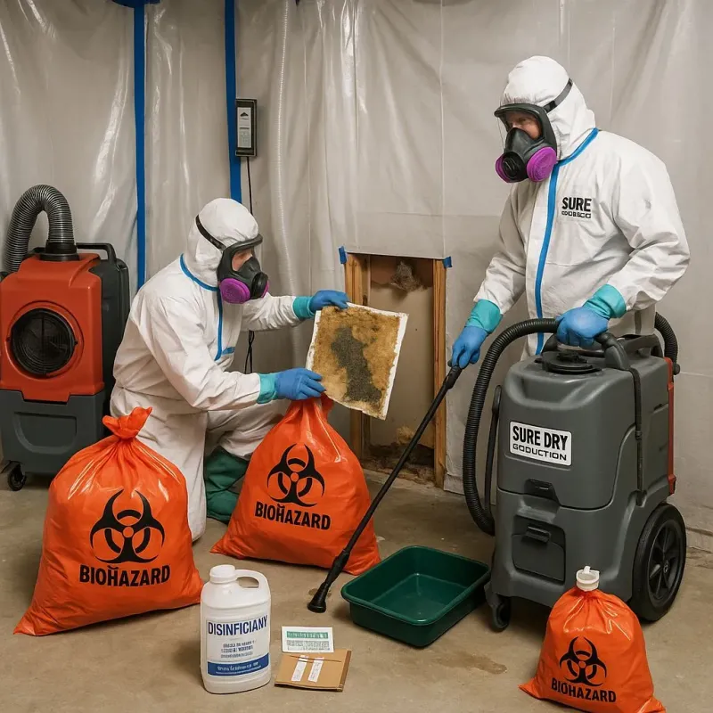 Contaminated Water Handling Protocols process in Sandston, VA