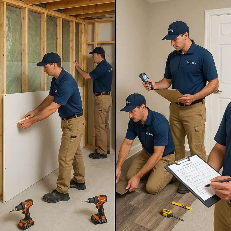 Repairs and Reconstruction process in Sandston, VA