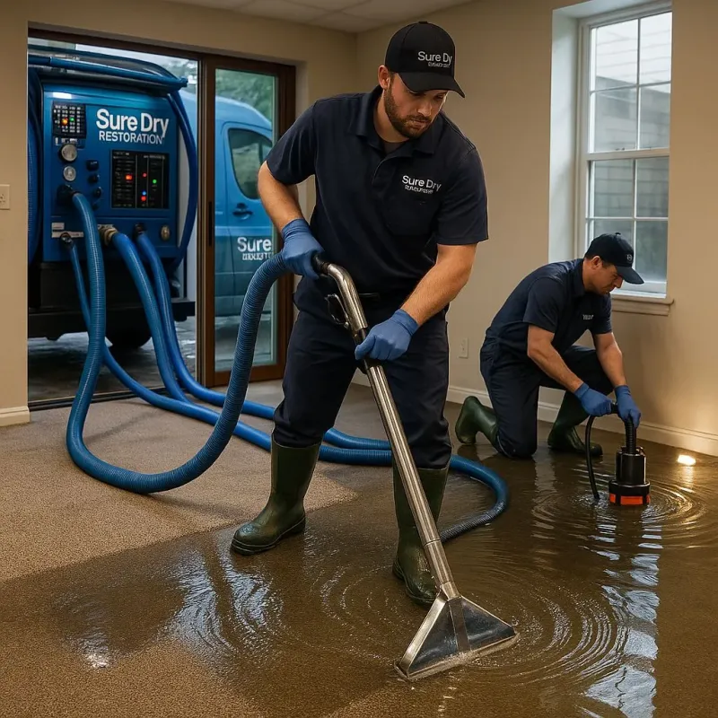 Water Extraction and Removal process in Sandston, VA